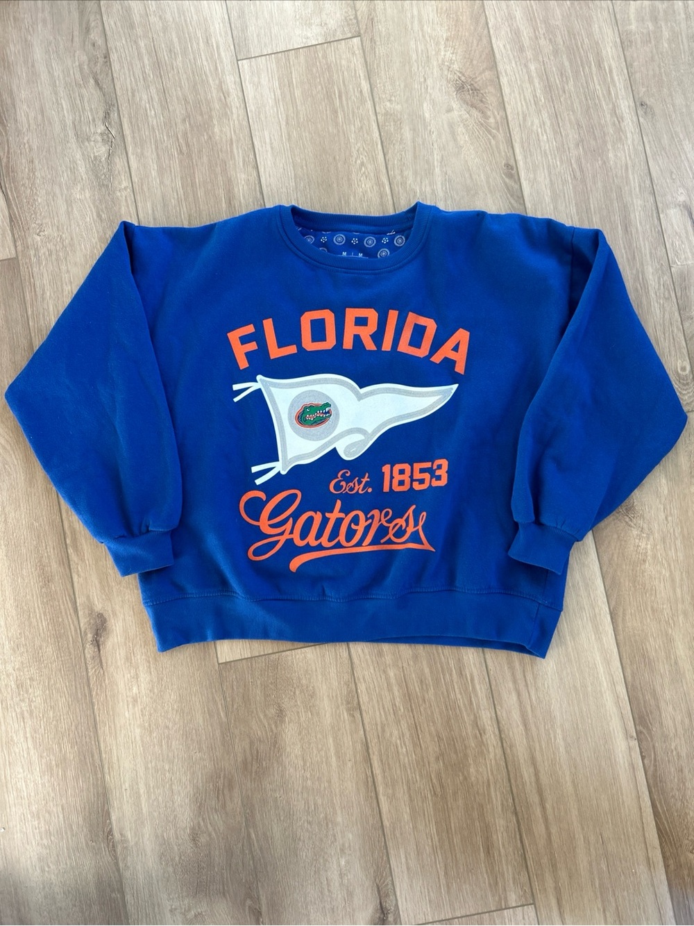 Florida Gators Sweatshirt Womens M Blue Pressbox Crewneck Pullover